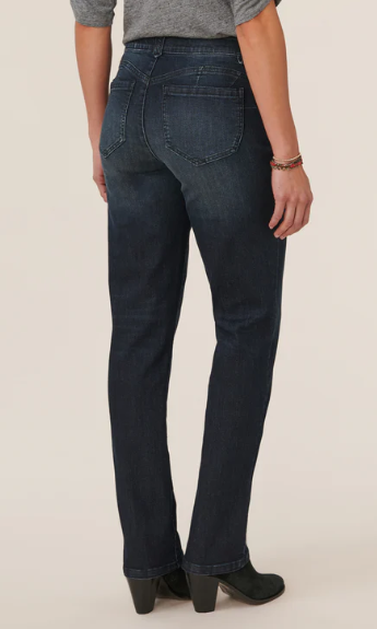"Ab"solution®" Inseam Straight Leg Artisanal Denim Tall Jeans