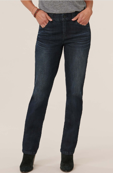 "Ab"solution®" Inseam Straight Leg Artisanal Denim Tall Jeans