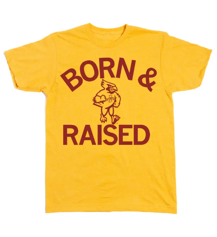 ISU CYCLONES "BORN & RAISED" TEE