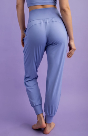 Butter Soft Joggers with Pockets - MYSTIC GREY/LILAC