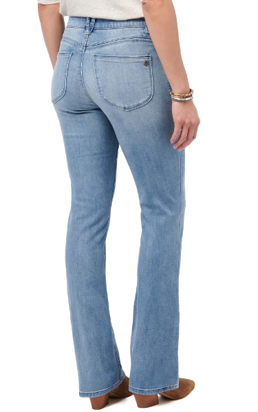 "Ab"solution® High Rise Itty Bitty Bootcut Light Blue Jeans