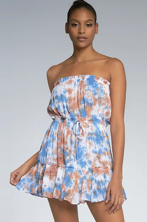 "LAYLA" LILAC TIE DRESS MINI DRESS