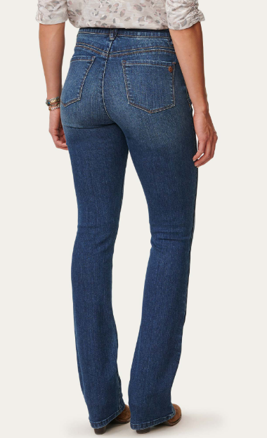 DEMOCRACY "SKYRISE" BOOTCUT DENIM - DARK VINTAGE WASH