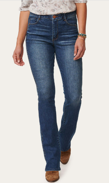 DEMOCRACY "SKYRISE" BOOTCUT DENIM - DARK VINTAGE WASH