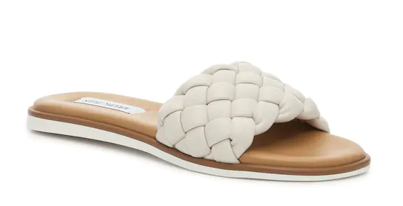 STEVE MADDEN "PAISLEE" SLIDE - BONE